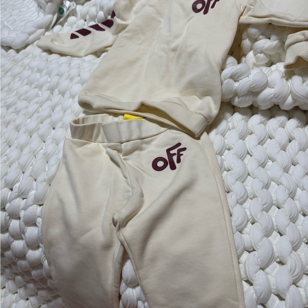 Off-White Kids Cream Apparel